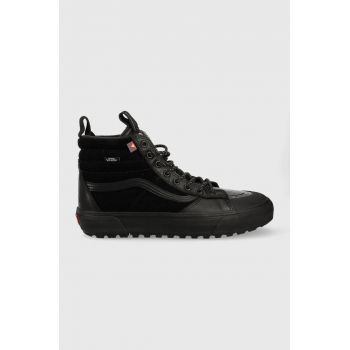 Vans teniși de piele SK8-Hi MTE-2 barbati, culoarea negru VN0007NKBKA1-BLACK