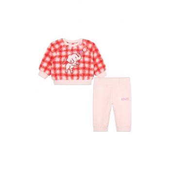 Kenzo Kids compleu bebe culoarea rosu de firma original
