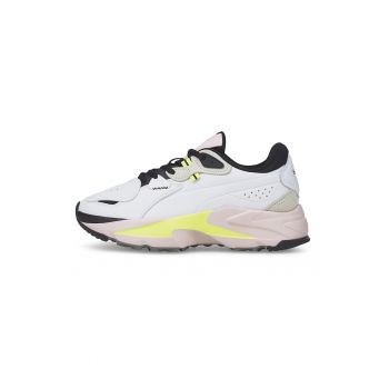 Pantofi sport din piele ecologica cu garnituri din piele intoarsa Orkid