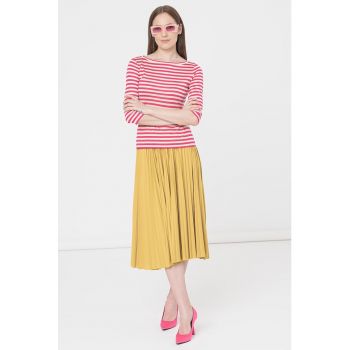 Bluza slim fit de matase Festival
