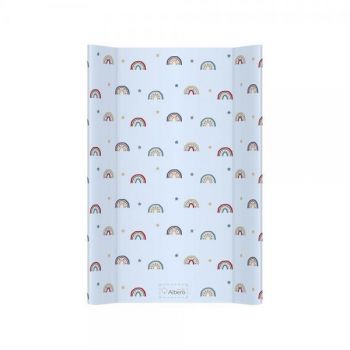 Saltea de infasat bebe cu intaritura 70x47,5 Rainbow Blue 403