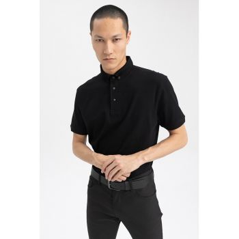 Tricou polo slim fit