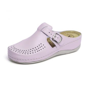 Saboti piele 182 Rose