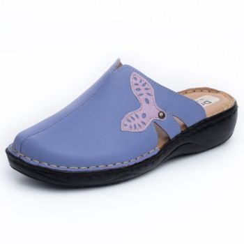 Saboti piele naturala Marta 3013 LILA