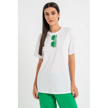 Tricou de bumbac organic cu imprimeu