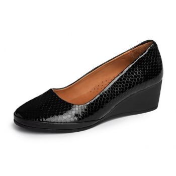 Pantofi piele 291 negru croco