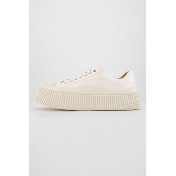 Pantofi sport din material textil cu insertii din material sintetic Pantofi sport din material textil cu insertii din material sintetic