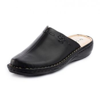Saboti piele naturala 7200 negru