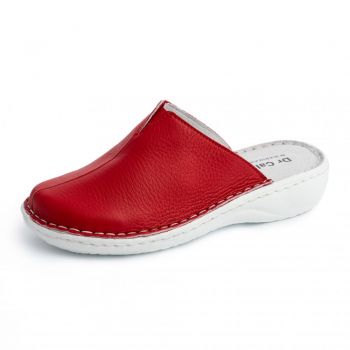 Saboti piele naturala Olivia 3006 rosu