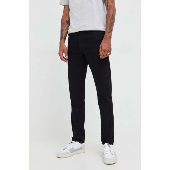 Abercrombie & Fitch jeansi 90's barbati, culoarea negru ieftini