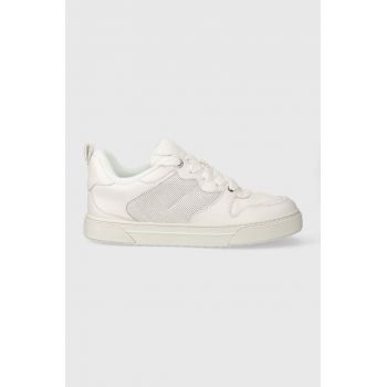 Michael Kors sneakers din piele Barett culoarea alb, 42F3BRFS1L