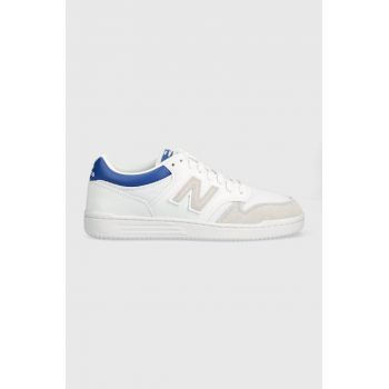 New Balance sneakers BB480LKC culoarea alb ieftini
