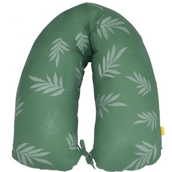 Perna pentru alaptat 2 in 1 Ammi+, Skiddou, Wild climber, Verde, 109 x 48 x 20 cm Perna pentru alaptat 2 in 1 Ammi+, Skiddou, Wild climber, Verde, 109 x 48 x 20 cm