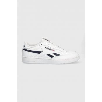 Reebok Classic sneakers din piele CLUB C culoarea alb 100032881