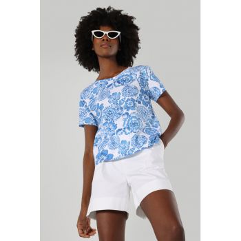 Tricou cu imprimeu floral