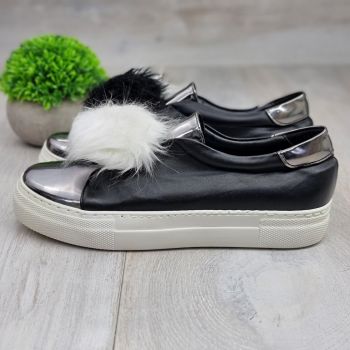 Espadrile Dama Negru Nia ieftine