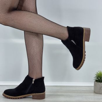 Ghete Damă Negre Cu Fermoar Ellis