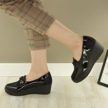Pantofi Casual Dama Negri Cu Platforma Madeleine la reducere