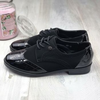 Pantofi Casual Dama Negri Cu Siret Padme de firma originali