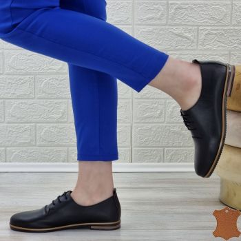 Pantofi Casual Dama Negri Piele Naturala Casy de firma originali