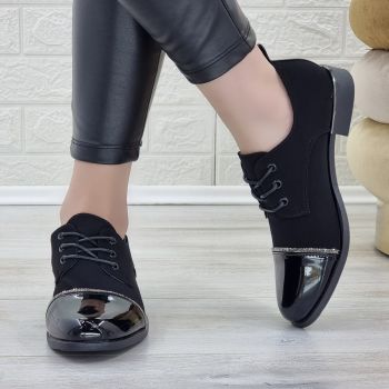 Pantofi Casual Sport Negri De Dama Cu Ircama la reducere