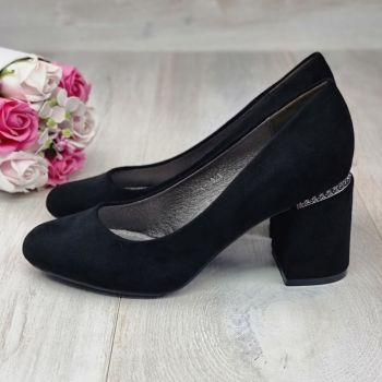 Pantofi Damă Negri Cu Toc Cosette de firma originali