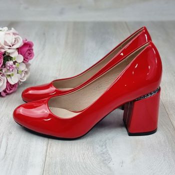 Pantofi Damă Roșii Cu Toc Caoimhe de firma originali