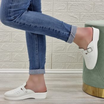 Papuci Dama Medicali Albi Audriana ieftini la reducere