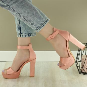 Sandale Dama Roz Cu Bareta Unica ieftine