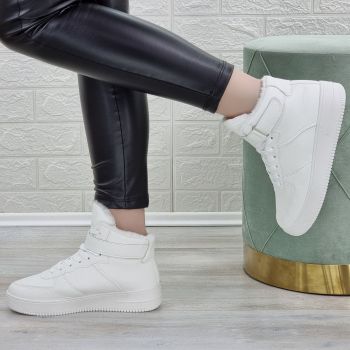 Sneakersi Dama Albi Cu Siret Miliana