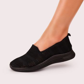 Espadrile Dama Negre Naba la reducere