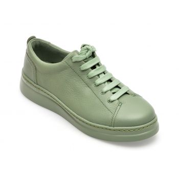 Pantofi CAMPER verzi, K200508, din piele naturala