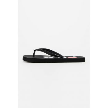Papuci flip-flop cu logo stantat Troy