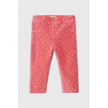 United Colors of Benetton pantaloni bebe culoarea roz