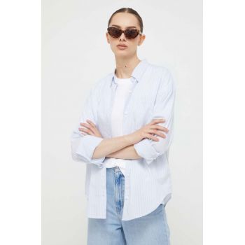 Hollister Co. camasa femei, cu guler clasic, relaxed