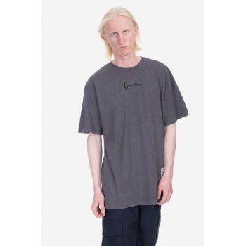 Karl Kani tricou din bumbac culoarea gri, cu imprimeu 6037510-grey