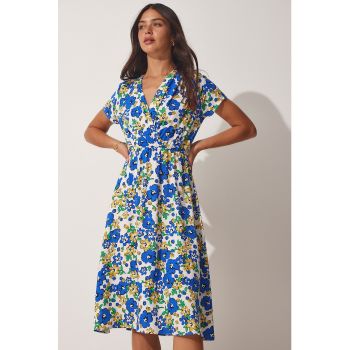 Rochie midi cu imprimeu floral