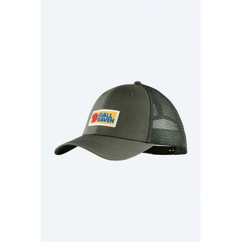 Fjallraven șapcă Vardag culoarea verde, cu imprimeu  F78139