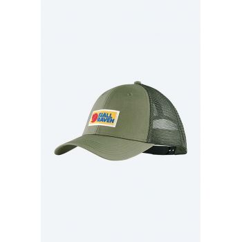 Fjallraven șapcă Vardag culoarea verde, cu imprimeu F78138