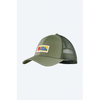Fjallraven șapcă Vardag culoarea verde, cu imprimeu  F78139