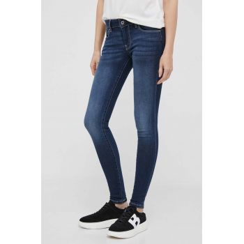 Pepe Jeans jeansi Soho femei, culoarea albastru marin ieftini