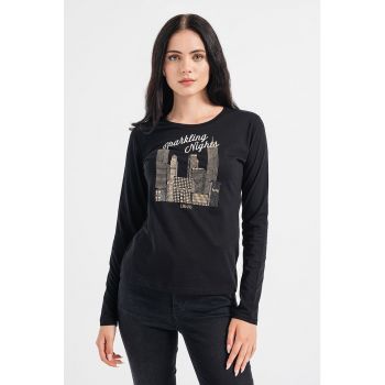 Bluza cu decolteu rotund