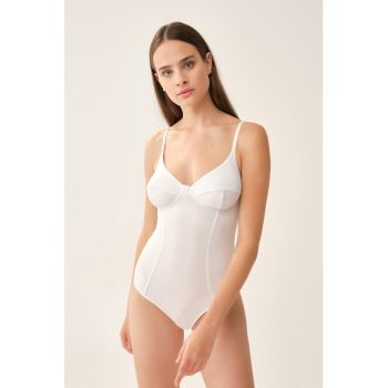 Body de jerseu cu bretele ajustabile