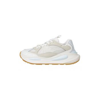 Pantofi sport cu detalii din piele