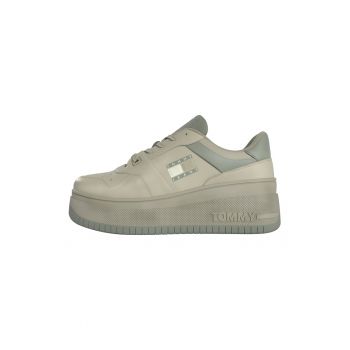 Pantofi sport din piele cu talpa wedge