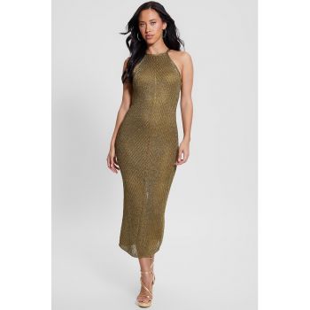 Rochie bodycon cu slit pe spate