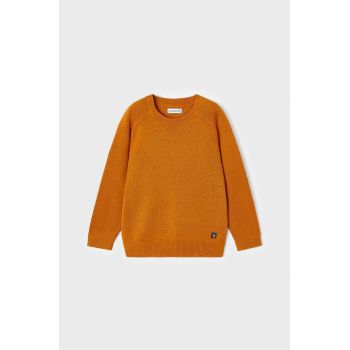 Mayoral pulover pentru copii din amestec de lana culoarea galben, light ieftin