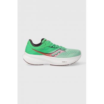 Saucony pantofi de alergat Ride 16 culoarea verde de firma originali