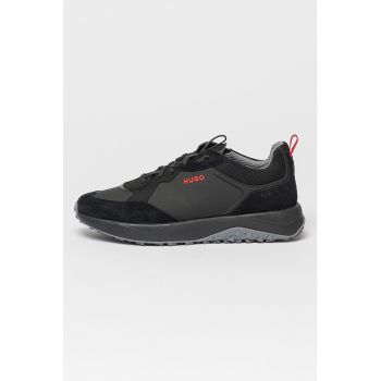Pantofi sport cu garnituri de piele intoarsa Kane Runn