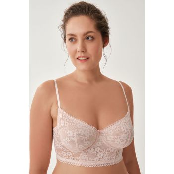 Sutien longline de dantela
